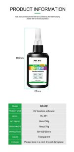 Pegamento Uv Para Glass Samsung, iPhone, Huawei 50ml - Imagen 4