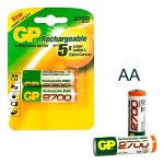 Pila Aa Gp Recargable 1.2v 2700 Mah Hi-power Nimh Battery