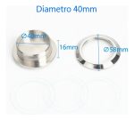 Manilla Tirador Redonda Cromada Brillante Para Puerta Vidrio - Imagen 2