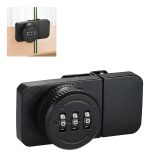 Cerradura Vidrio A Vidrio De 5 A 8mm Con Clave Negra