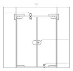 Cerradura Puerta Vidrio De 8 A 12mm Vidrio A Muro O Piso - Imagen 4