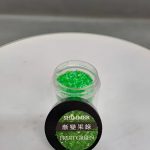 Glitter Verde Frutal Para Resina Uñas Llaveros Aros Pigmento