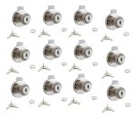 Cerradura O Chapa Cajón Tipo Redonda Cilindro 19mm 12un