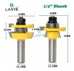 Fresa Madera Marco Ventana Moldura Toma  1/2  2pcs - Imagen 3