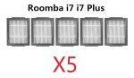 Irobot Roomba E5,e6,i3,i7 Filtro De Rep 5un - Imagen 2
