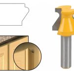 Fresa Madera Moldura Zócalo Marcos Vástago  1/2  Terminación