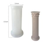 Molde Silicona Velas Y Jabón Columna Romana Modelo C - Imagen 2
