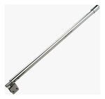 Barra De Soporte De Vidrio De Ducha Plateada 100-120cm - Imagen 3