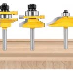 Fresa Madera Puertas Marcos Paneles Vástago 1/4