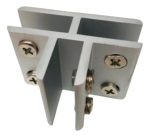 Separador Soporte Para Vidrio O Acrilico 8mm En 2 Vias H 4u - Imagen 3