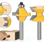 Fresa Madera Ensamble Machimbrado Vástago 8mm Tipo V 25.4