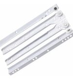 Corredera Riel Blanco 25 Cm, Sbp, Self-closing, 1par