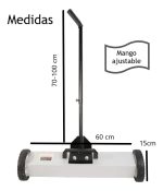 Barredora Recuperadora De Tornillos Magnetica Con Ruedas - Imagen 2
