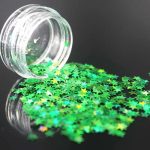 Glitter Para Resina Uv 14 Estrellas Holográfica Aros Llavero - Imagen 7