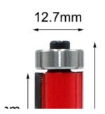 Rodamiento Fresa Madera Copiadora 4un Diferentes Medidas - Imagen 2