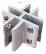 Separador Soporte Conector Para Vidrio O Acrilico 8-10mm 2u - Imagen 4