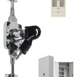 Cerradura Chapa Gabinete Ropero Closet Electrico 2mts 1pcs