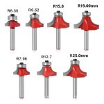 Fresa Madera Cuarto Rodon 7un Dif Medidas Bástago 1/4mm - Imagen 3