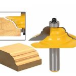 Fresa Madera Moldura Zócalo Base Marcos Vástago  1/2  Barroca