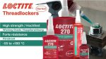 Loctite 276 Traba Perno Verde 50ml Viscosidad: 380/620 - Imagen 2