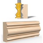 Fresa Madera Moldura Zócalo Marcos Vástago  1/2  X 50.8mm