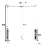 Barra Armario Abatible Closet Plegable - Imagen 2