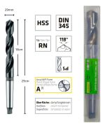 Broca Hss M2 Alta Velocidad 29mm Dureza Din 345 Cono Morse - Imagen 2