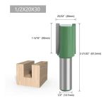 Fresa Madera Recta Toma 1/2 5pcs Diferentes Medidas - Imagen 4