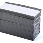 25 Etiqueta Magnética Soporte Credencial 3,5x100cm+50 Papel