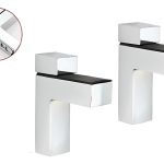 Soporte De Estante De Vidrio Pared 2un 64 Profu. Madera