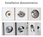 Cerradura O Chapa Llave Maestra Cajon, Vidrio, Guantera 1un - Imagen 8