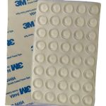 40 Topes Goma Autoadhesivo Silicona 12x5mm Puertas Mueble
