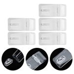 Aldaba Acrílico 5 Unidades De 40x25x3mm Porta Candado