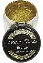 Pigmento Polvo Bronce Metalico Para Resina Slime Jabón 20ml