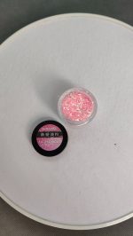 Glitter Rosa Claro Para Resina Uñas Llaveros Aros Pigmento - Imagen 4