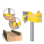 Fresa Madera Vaciado Invertida Copiadora T Toma 1/4x12.7x40m