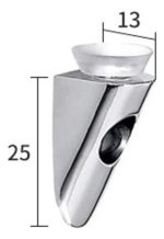 Soporte Repisa Mueble Ventosa Vidrio Sobrepuesto 100psc - Imagen 2