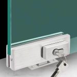 Cerradura Para Puerta De Vidrio 8 A 12mm 1pcs - Imagen 3