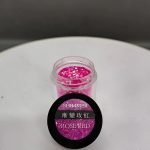 Glitter Rosa Roja Para Resina Uñas Llaveros Aros Pigmento