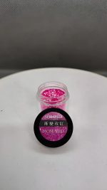 Glitter Rosa Roja Para Resina Uñas Llaveros Aros Pigmento