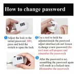 Candado Autoadhesivo Con Clave Muebles Electrodomésticos - Imagen 3