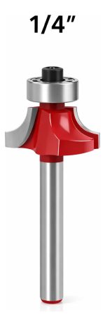 Fresa Madera Cuarto Rodón Vástago 1/4 X 1/4 - Imagen 3