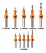 Broca Avellanado 10mm 5pcs Brcoca 2.8-3.0-3.2-3.5-4.0mm - Imagen 4