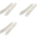 Corredera Riel Blanco 45 Cm, Sbp, Self-closing, 5 Par