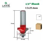 Fresa Madera Cuarto Rodon Bástago 1/2 X R 1/4 - Imagen 2