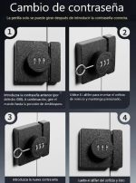 Cerradura Para Puerta Corredera Con Clave 3dígitos 180grados - Imagen 6