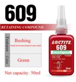 Loctite 609 Fija Ejes Verde 50ml Viscosidad 100/140 Mpa.s - Imagen 2