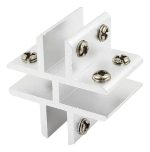 Separador Soporte Conector Para Vidrio O Acrilico 8-10mm 2u - Imagen 5