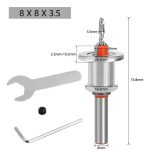 Broca Avellanado Con Tope Y Regulador Altura Brc 3.5mm 8 Ave - Imagen 2