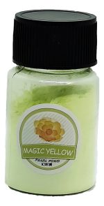 Pigmento Polvo Amarillo Magic Para Resina 20ml Efecto Marmol